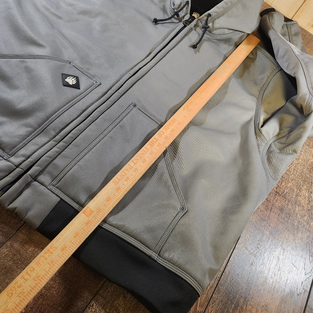 Alaskan Hardgear 3XL AKHG Duluth Trading Prudhoe Bay Hoodie Gray Canvas Coat - Picture 9 of 10